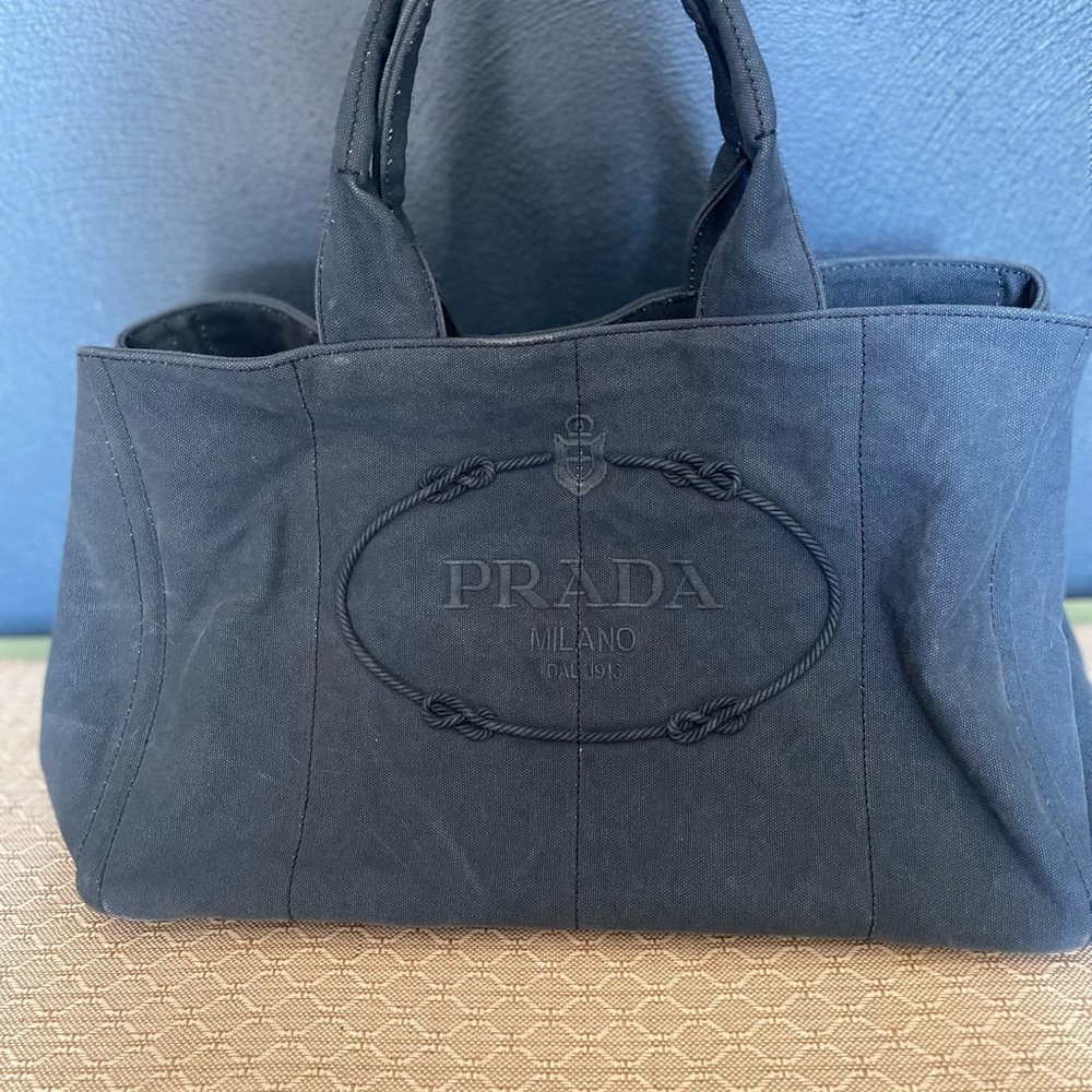 Large Prada Canapa Tote
